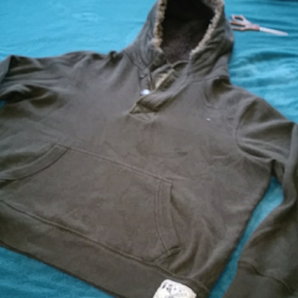 American Eagle hoodie olive green